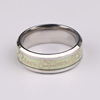 Fashionable classic ring stainless steel, universal accessory, simple and elegant design, European style, wholesale