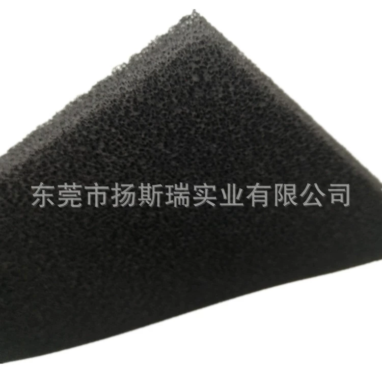 Подгонянная фабрикой дренажный фильтр губка сажевого вещества фильтр черная губка Спецификация апертура может быть настроена