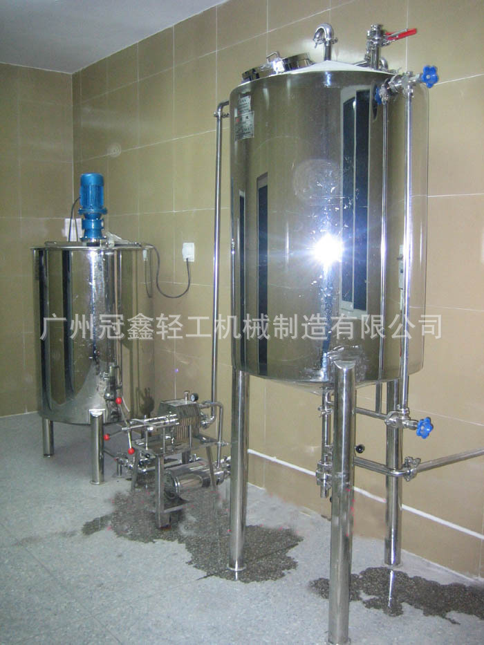 食品饮料搅拌罐 不锈钢液体搅拌罐 单层搅拌桶 不锈钢搅拌缸