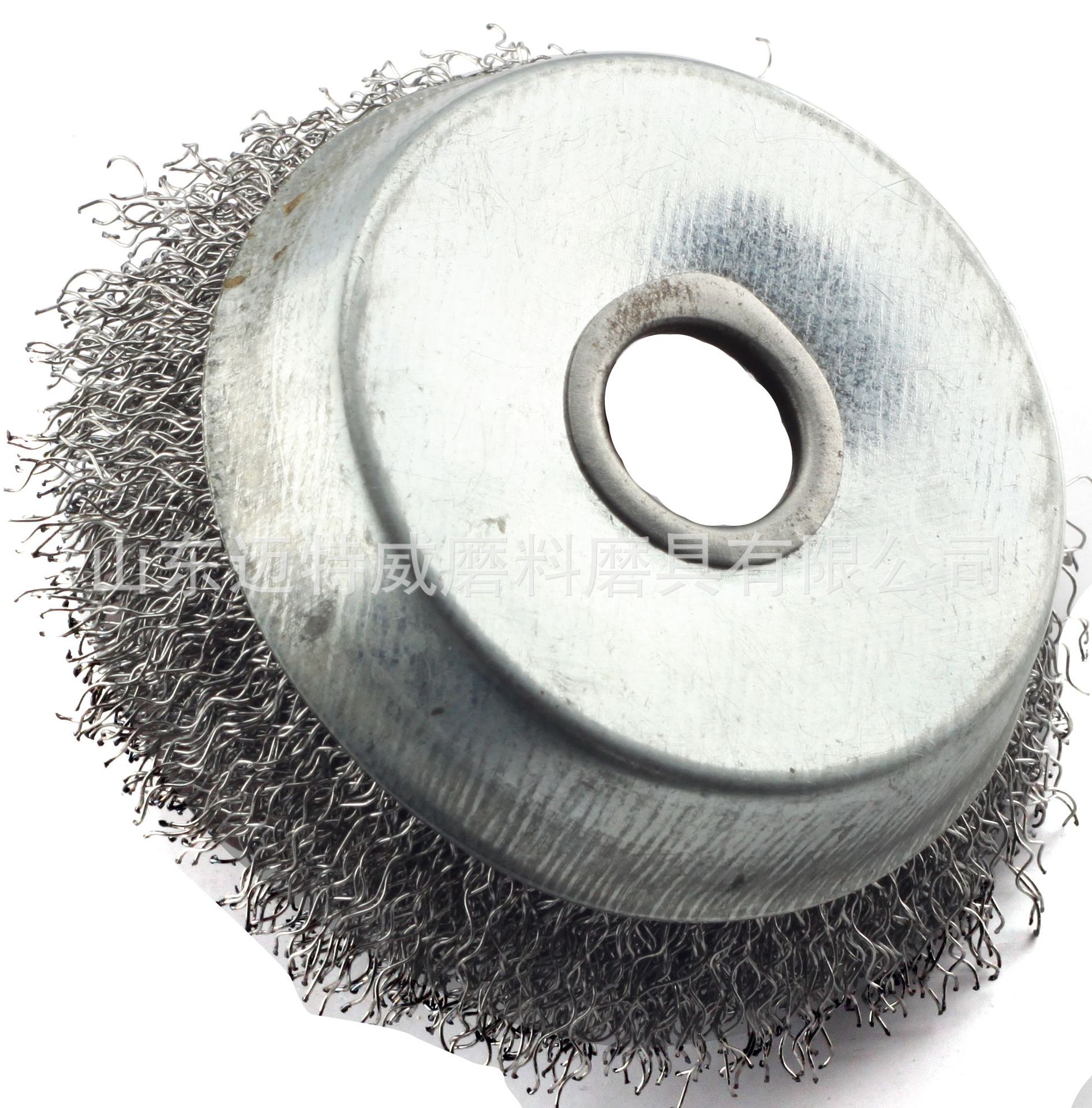 不锈钢碗型钢丝轮不锈钢丝轮金属抛光打磨除锈钢丝刷子角磨机用