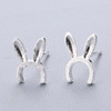 Universal earrings, silver needle, simple and elegant design, silver 925 sample