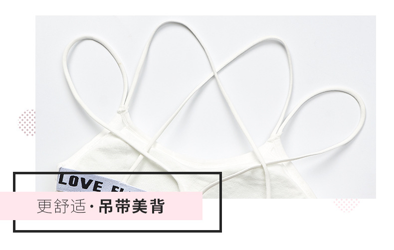 Fashionable halter top for a beautiful back, strapless design without steel rings, thin mold cup wrap around the chest, sexy, breathable and comfortable vest for women to prevent exposure detail image 4