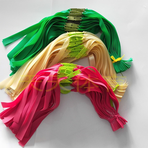 Wholesale slingshot flat rubber band set flat rubber slingshot rubber band 0.55, 0.6, 0.65, 0.7, 0.75 flat rubber band