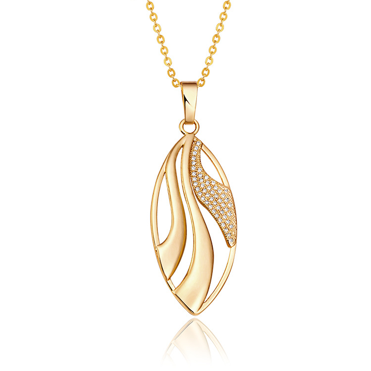 Brand copper elegant pendant with zircon