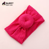 Hair accessory, children's donut, nylon headband, suitable for import, new collection, European style, wholesale