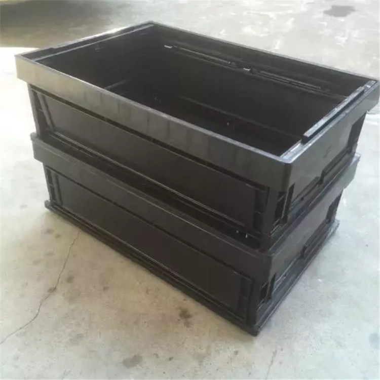 541*366*190防静电折叠箱 3001号折叠式周转箱 东莞PP折叠物料箱