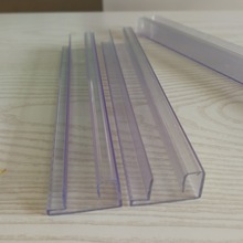 厂家供应塑料挤出异形材价格条标签卡条透明 木板标签条 品质保障
