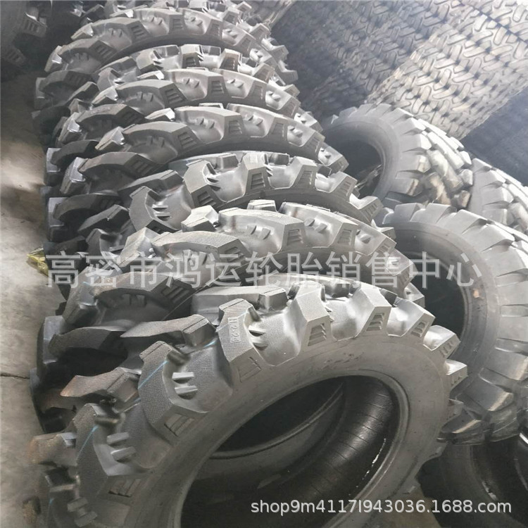 现货供应 11.2-24水旱两用灌溉轮胎农用机械拖拉机半高花轮胎