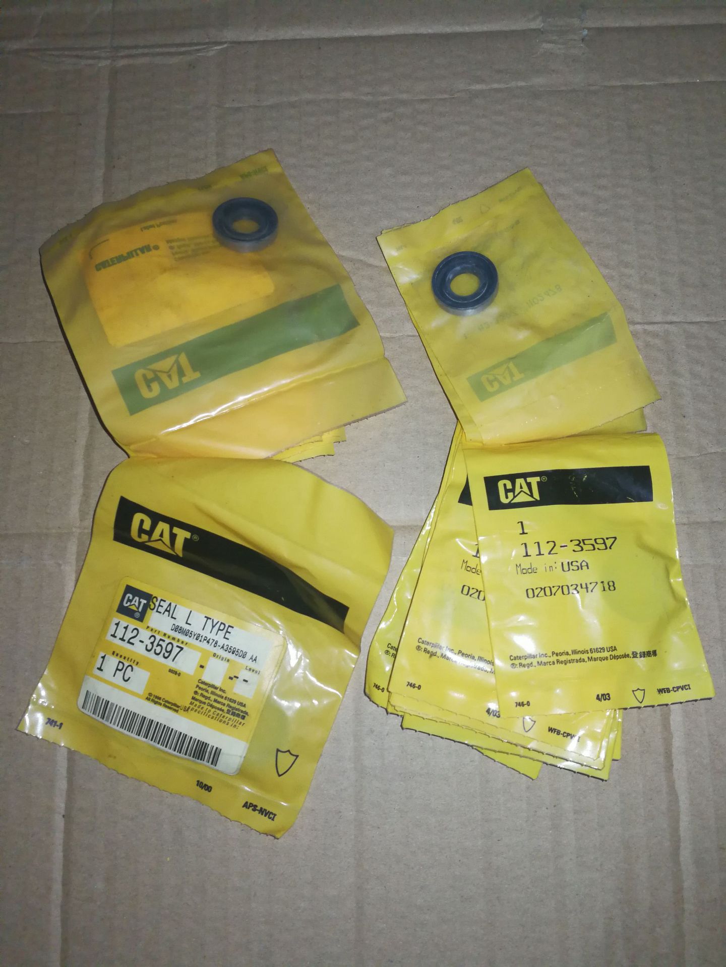 供应卡特彼勒发动机油封112-3597