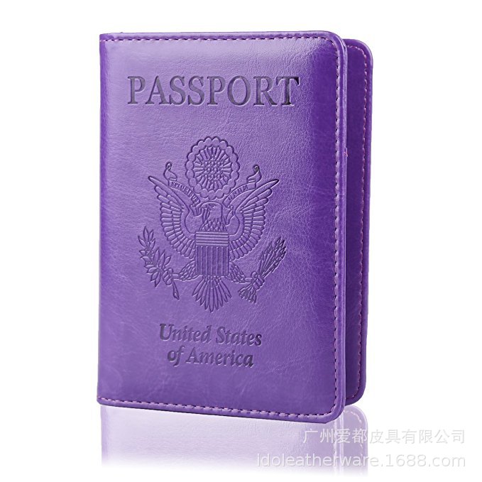 新款推荐PU护照包多功能商务护照包商务旅行证件包礼品定制批发