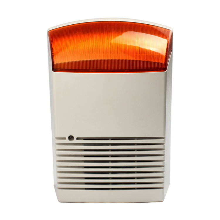 户外防雨防尘声光警号 LED声光喇叭 12V报警声光 铁箱声光报警器