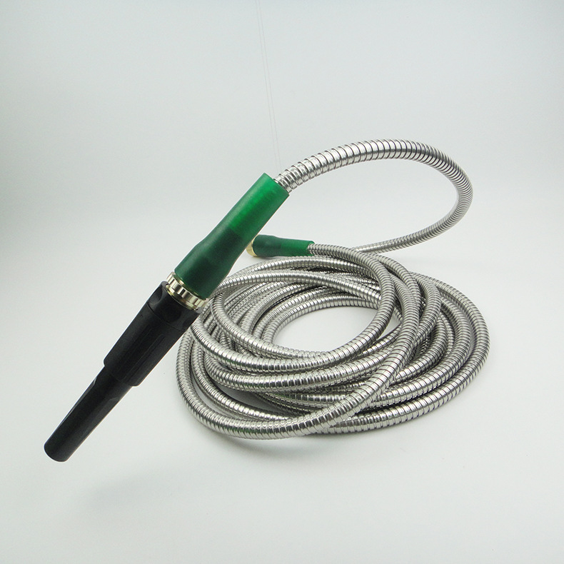 直喷金属水管双扣金属管花园水管不锈钢双头编织管 冷热高压防爆