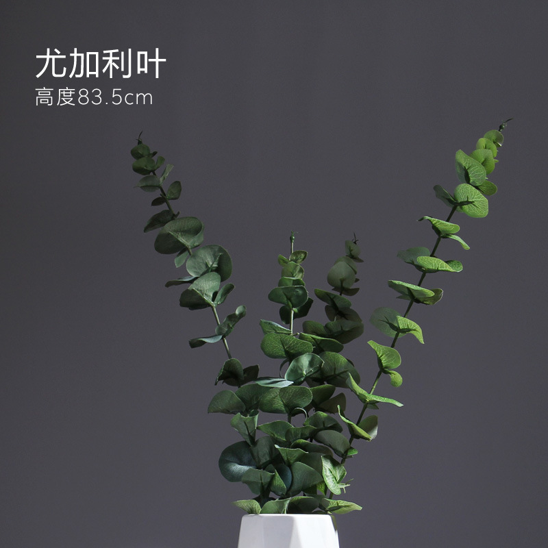 Nordic simple sala de estar arreglo de flores florero de mármol de cerámica flor seca decoración suave modelo de mesa de comedor decoración al por mayor