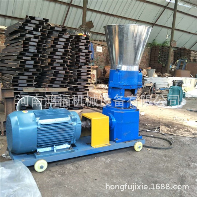 建厂新项目 禽畜饲料颗粒机 秸秆豆粕颗粒饲料机 降耗颗粒机