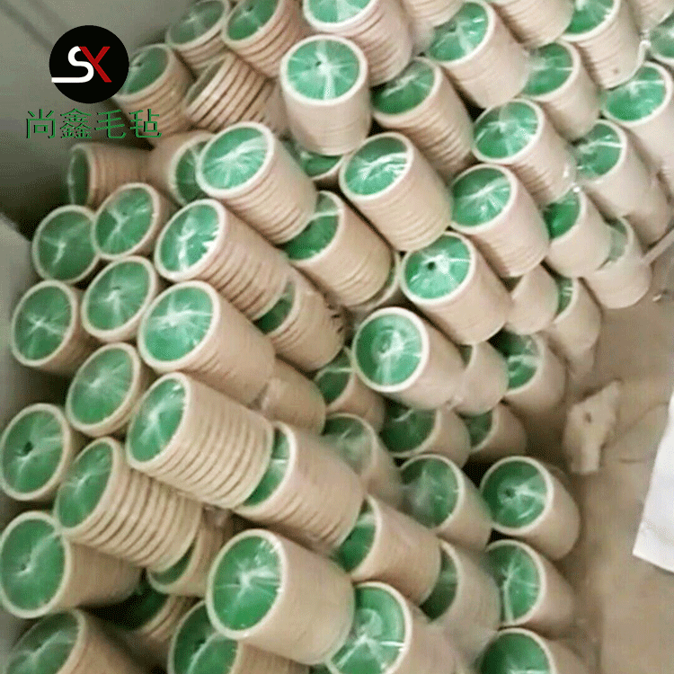 批发多种规格抛光毛毡轮 优质细白羊毛毡抛光轮 背绒自粘羊毛轮