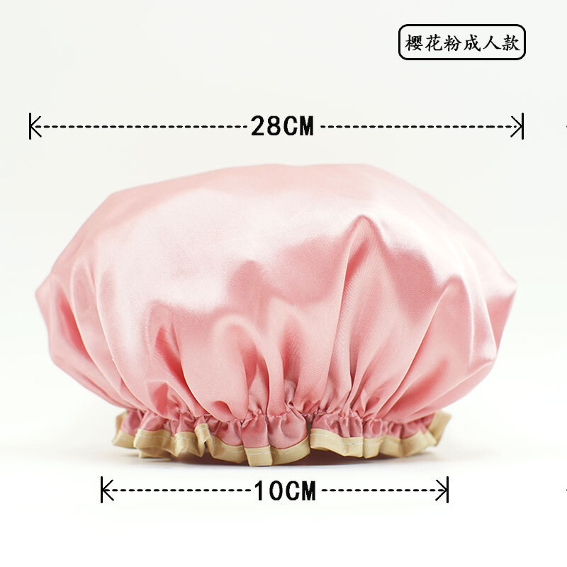 Gorro de ducha impermeable extra grande de doble capa para hombres y mujeres adultos gorro de baño ducha cocina a prueba de aceite a prueba de humo