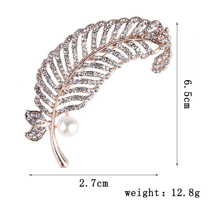 spilla con goccia di olio di piuma, spilla con zircone, spilla da donna, cardigan, semplice, maglione, accessori versatili_voghion.com