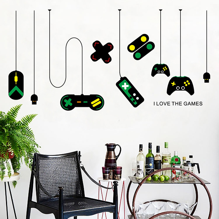 Console Game Handle Decoration Chandelier Wall Stickers display picture 7