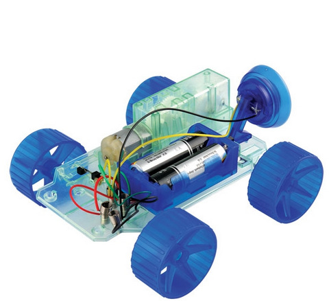 机器人报警器 幼儿园玩具儿童科探科学实验器材组装制作套件BD