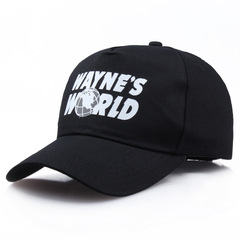 Lanyin Wholesale Wayne's World Peaked Hat Sun Hat Hip-Hop Hat Men's and Women's Baseball Cap Printed Logo