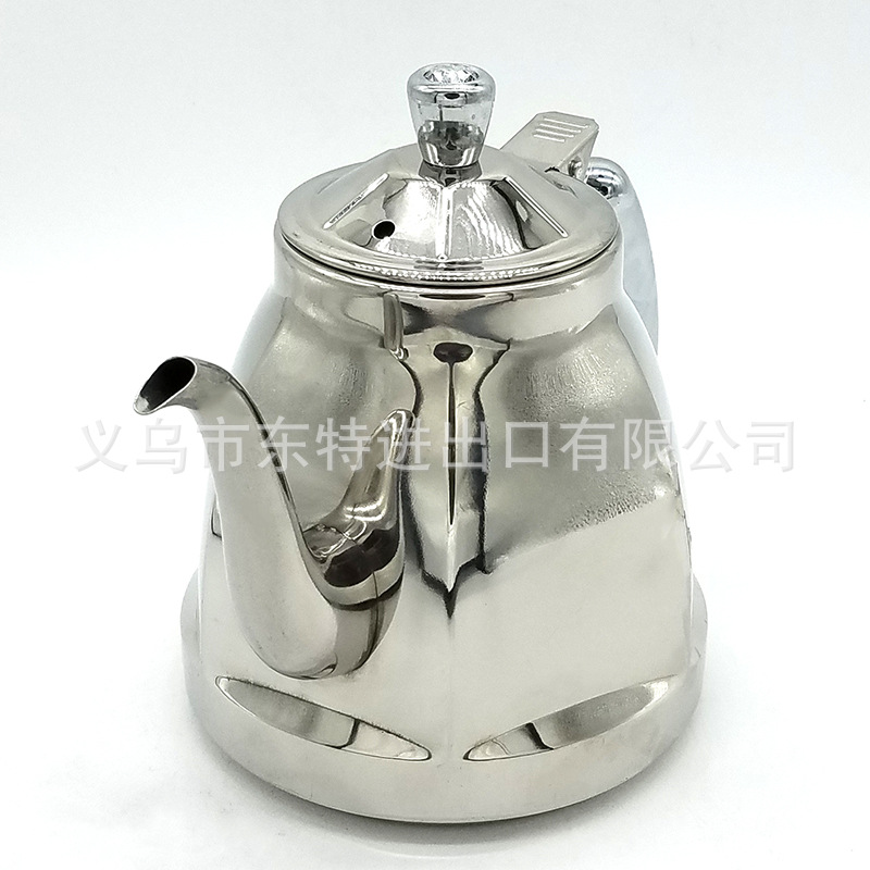 厂家直销不锈钢水壶1.5L茶壶咖啡壶冷水壶酒店餐厅创意六角壶详情图5