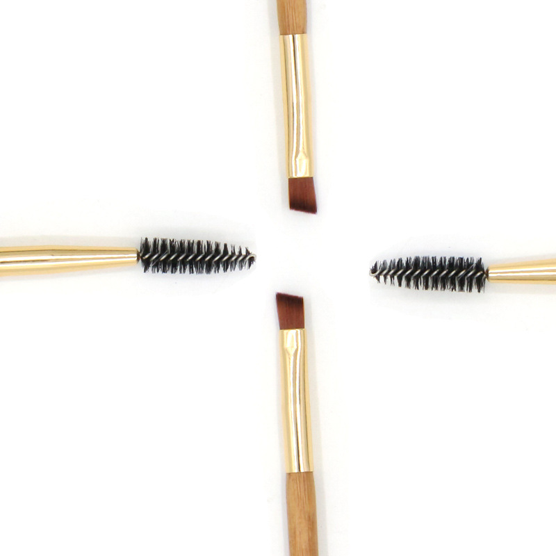 Simple Style Black Artificial Fiber Bamboo Handle Eyelash Brushes 1 Piece display picture 5