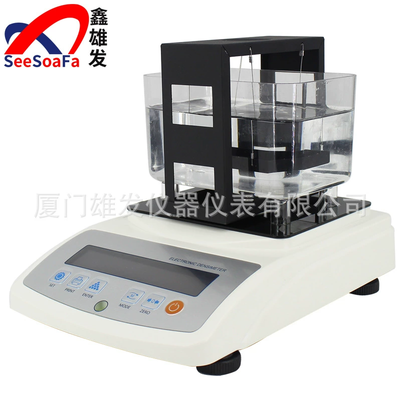 Тестер плотности объема твердого материала XF-300S резиновый измеритель плотности провод и Ареометр частиц кабеля