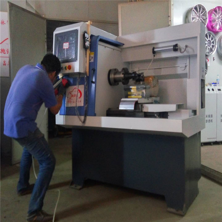 供应施诺依轮毂拉丝机 铝合金轮毂表面修复设备