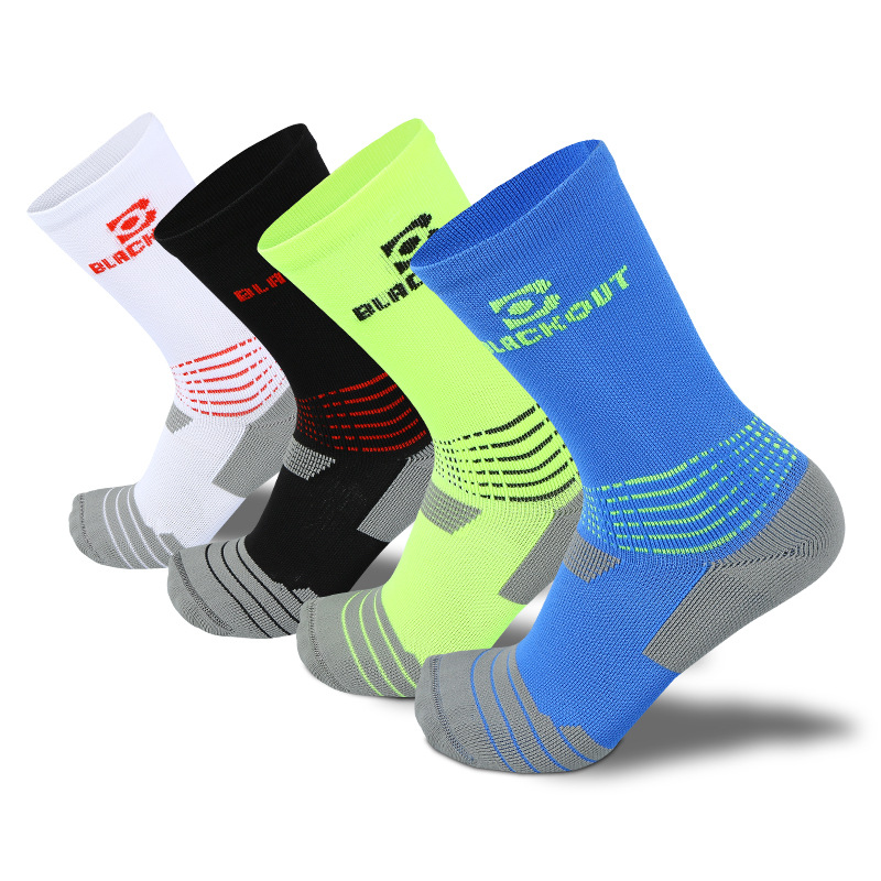 现货压力袜篮球运动功能袜子户外运动 速干 防滑透气耐磨厂家批发