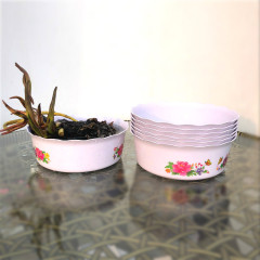 Plastic Lotus Bowl, Flocked Round Aquatic Lotus Pot, Indoor Water-Cultivated Plant, No-Hole Narcissus Flower Pot Wholesale