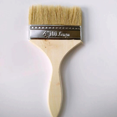 山东浩然烧烤刷 物美价廉 可定制加厚木柄猪鬃刷油漆刷