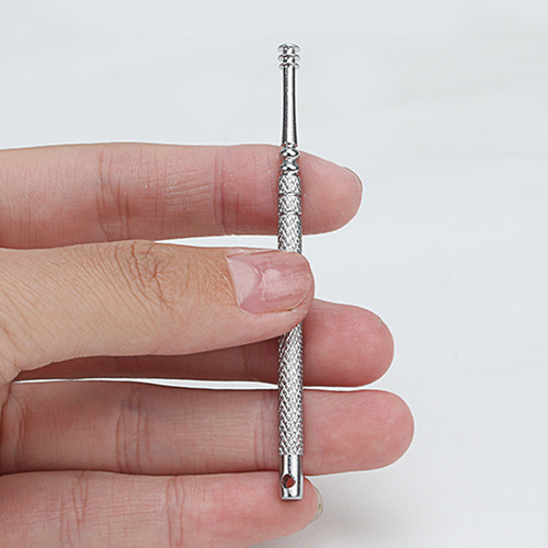 Stainless steel mini hole keychain ear scoop ear pick ear cleaner earpick