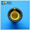 Factory AG2 Black body yellow top Q15 high 17mm width 15mm (knob-hat-potentiometer)