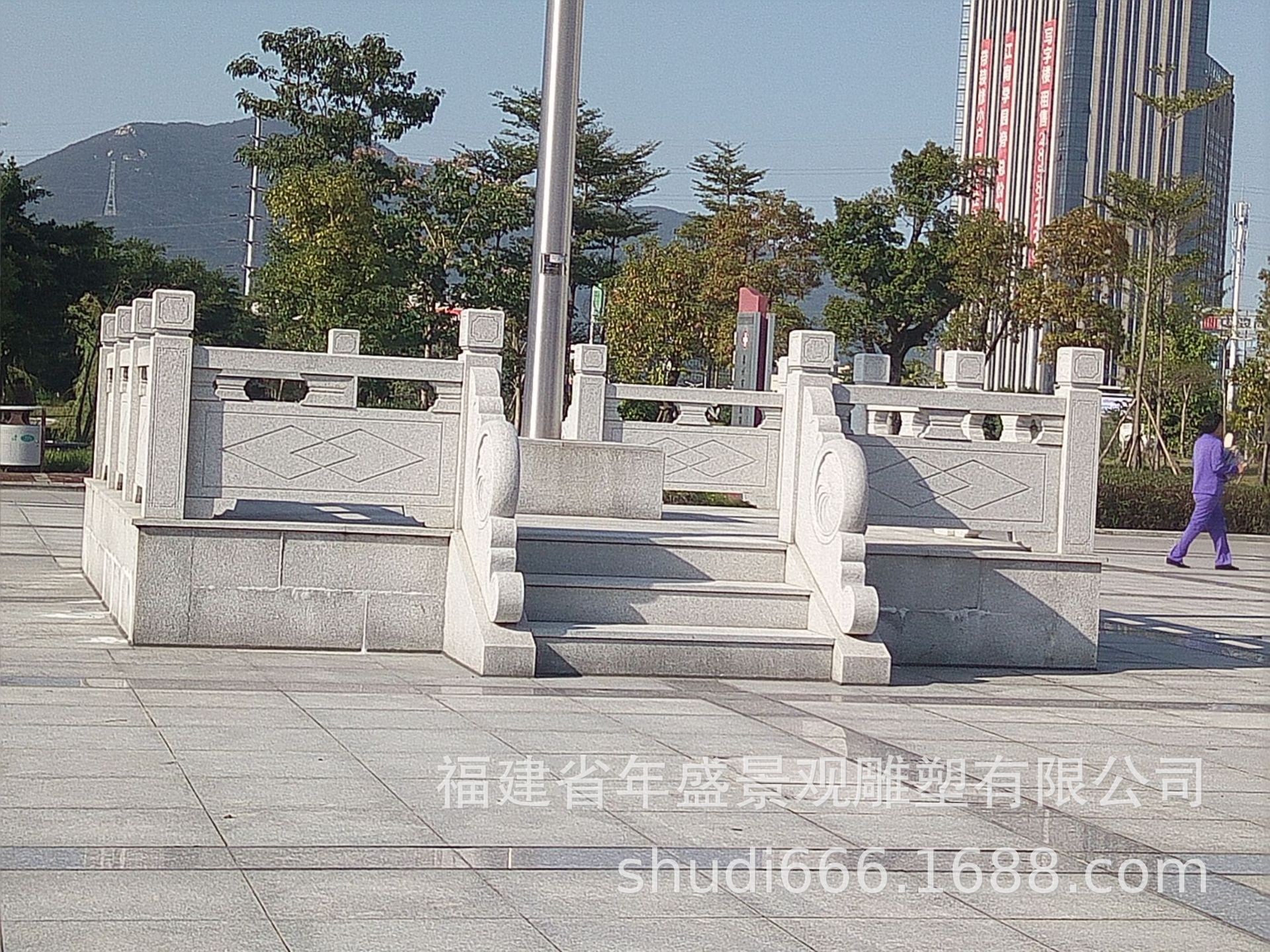 大理石旗台效果图,旗台样式,旗台效果图_大山谷图库