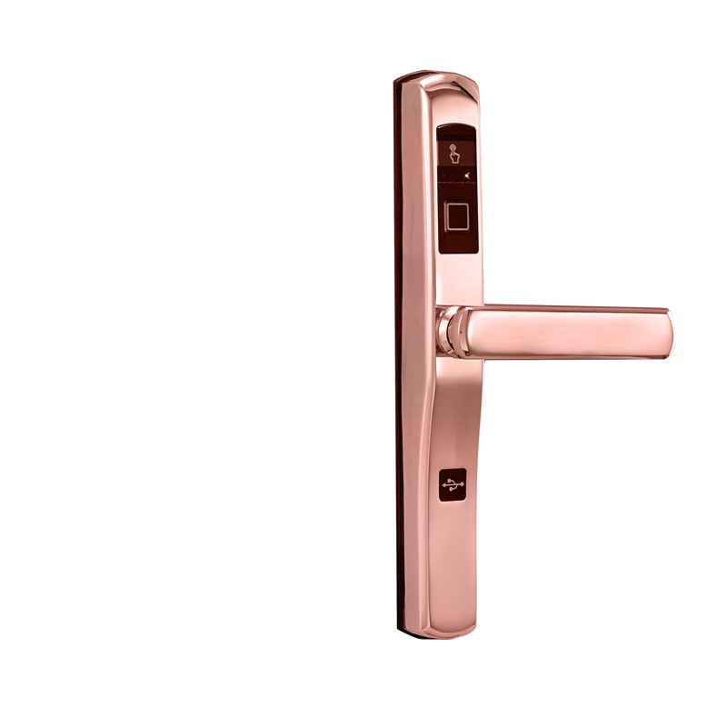 嘉德堡断桥铝推拉玻璃门智能指纹锁 阳光房玻璃门铝合金门智能锁