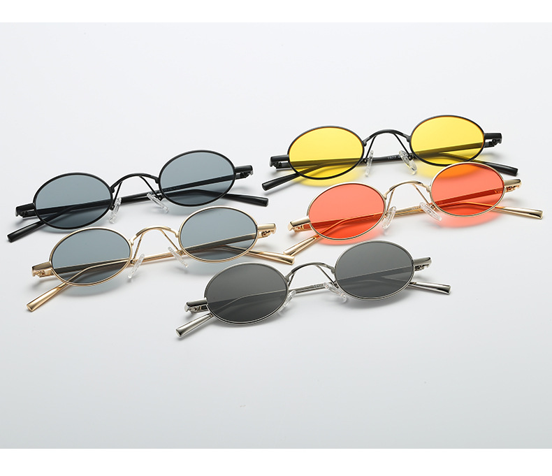 Solid Color Pattern Women's Gender Elegant, Simple Style Style Elegant Simple Style Solid Color Ac UV400 Protection Oval Frame Full Frame Women's Sunglasses