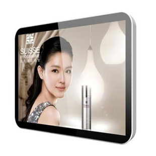 55-inch 4K HD LED display network advertising machine frameless tempered glass explosion-proof full-view IPS screen