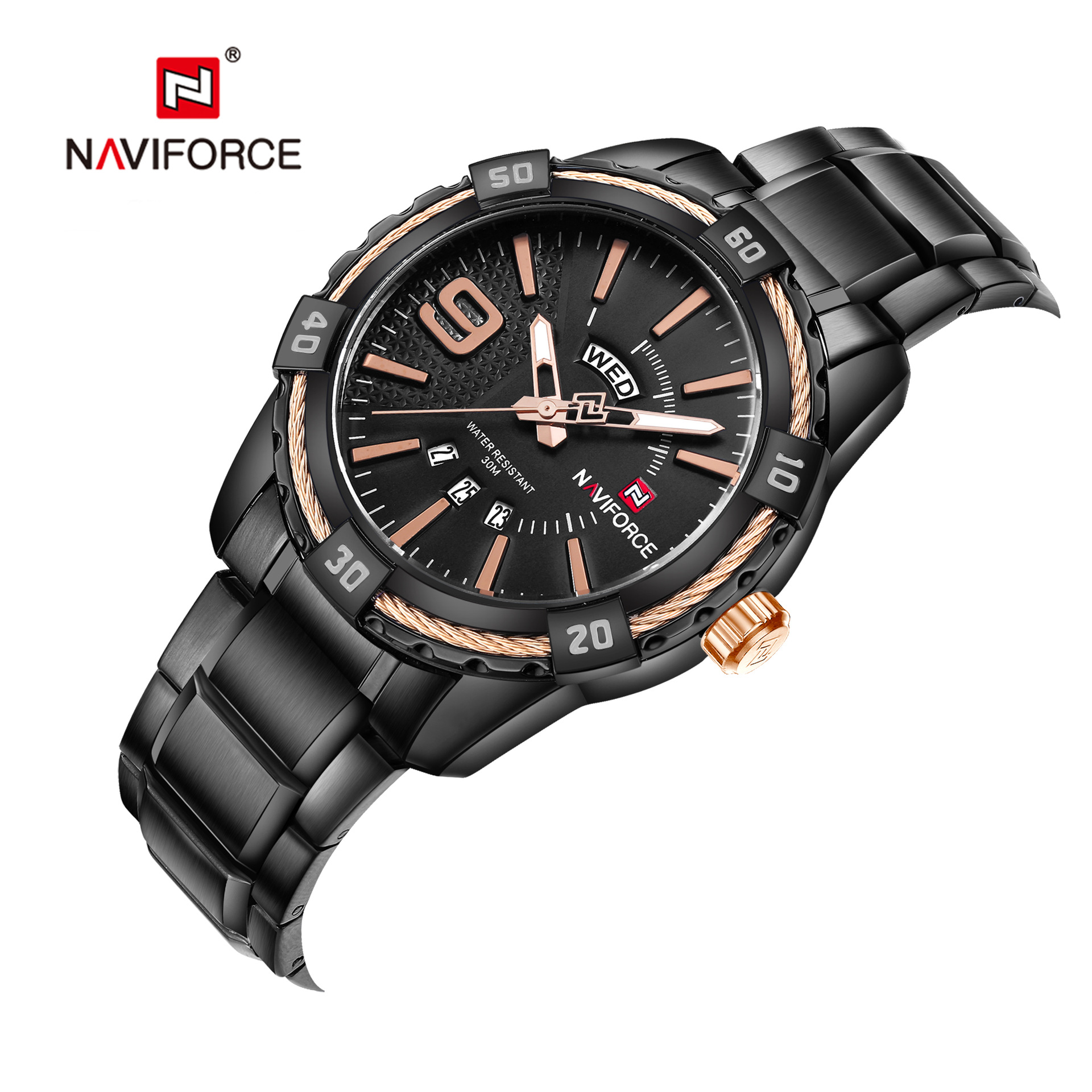 Sports waterproof swiss watch