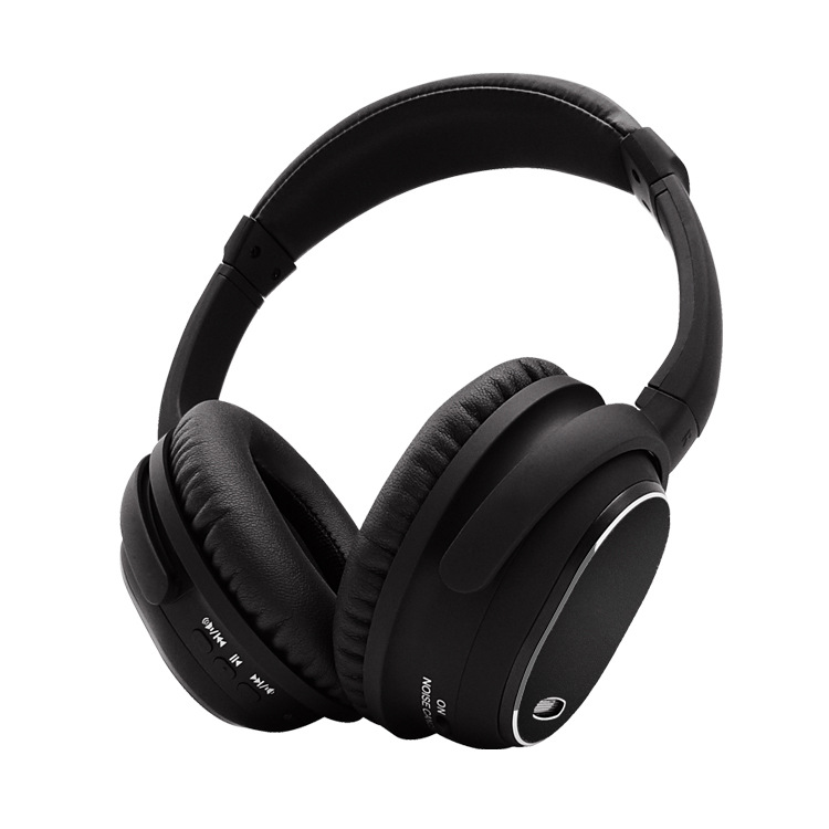 Noise canceling Bluetooth headset HiFi music headset wired headset rechargeable adjustable spot cross-border supply