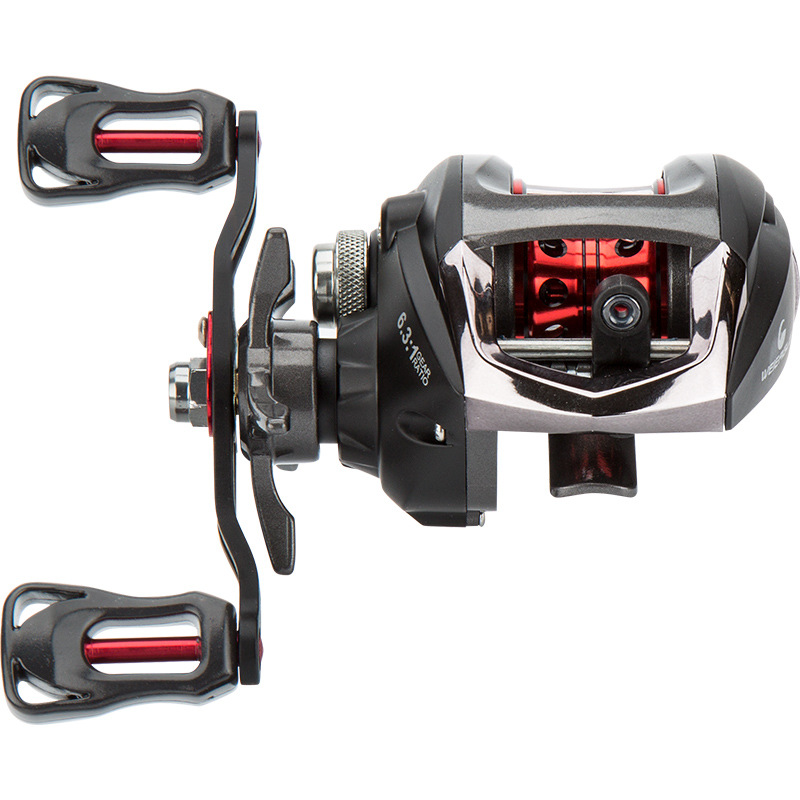 现代钓具水滴轮金属远投防炸线鱼线轮磁力刹车路亚渔轮滴水钓鱼轮