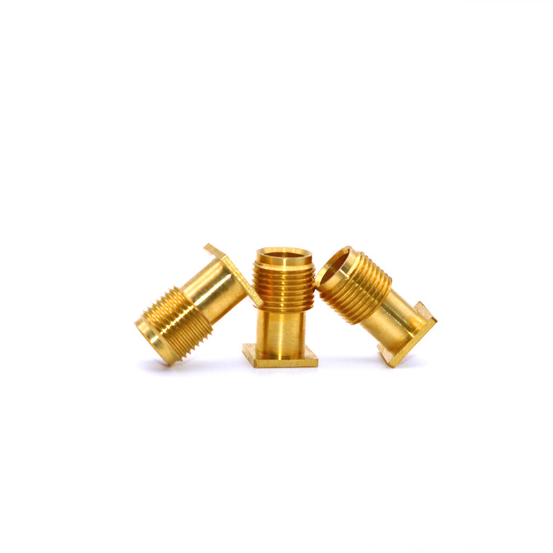 六角铜车件铜螺母铜镶嵌件铜预埋螺母 M2.5*4.9*6薄型铜六角螺母