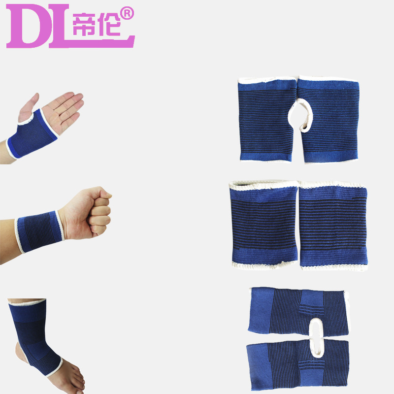 豫龙厂家直销高质低价耐磨涤棉布透气运动护手护掌 护腕护具批发|ru