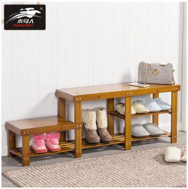 木马人 换鞋凳实木鞋柜简约现代坐凳沙发凳鞋架储物凳门口穿鞋