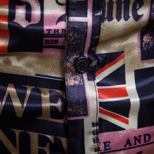 Fashion and Dynamic Printing Design Men’s Wear Autumn and Winter