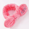 Cute hairgrip for face washing with bow, headband, face mask, scarf, hair accessory, Korean style