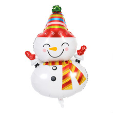 厂家直销现款铝膜圣诞装饰气球圣诞老人圣诞树雪人气球