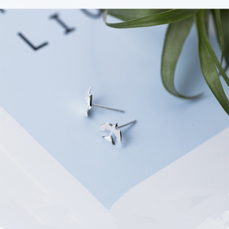 Cute Little Swallow Ear Studs display picture 2