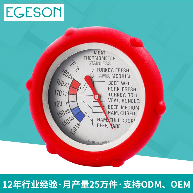 Шэньчжэньский термометр производитель горячий рукав биметаллическая вставка термометр для мяса тест пищевой температуры термометр оптом