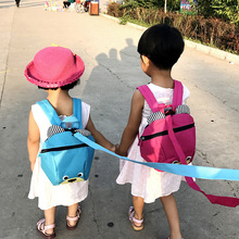 Phiên bản tiếng Hàn của phim hoạt hình trẻ em mẫu giáo túi bé trai và bé gái 1-3 tuổi chống mất túi đeo vai một thế hệ Túi chống mất
