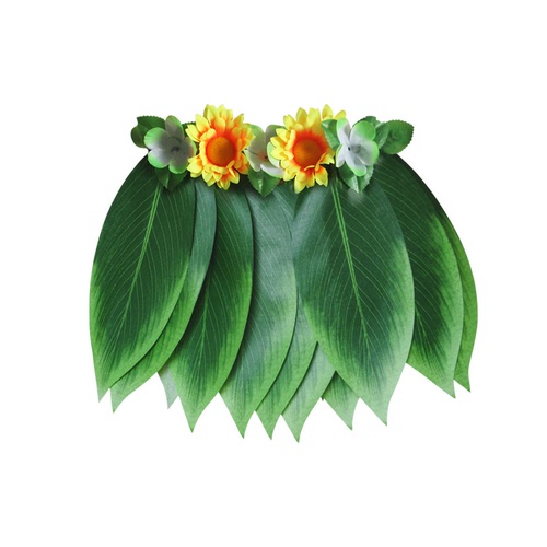 Party Hawaii children adult simulation leaf hula dance leaf skirt beach dance holiday party decoration performance skirt
